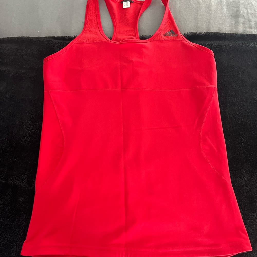 Adidas Women's Vibrant Red Tank Top